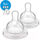Миниатюра изображения товара Набор сосок Philips AVENT Classic+ средний поток SCF633/27 (2шт)