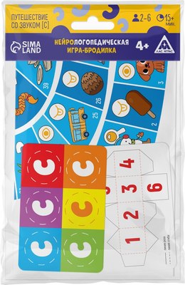 

Развивающая игра, Бродилка. Путешествие со звуком С / 7348549