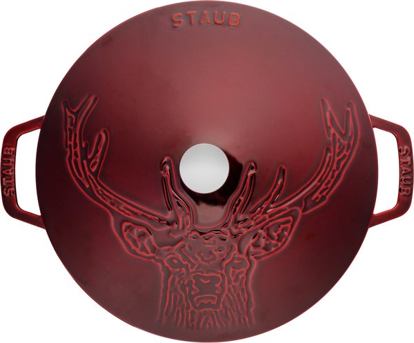 Кокотница Staub La Cocotte Олень 11272687 (гранатовый)