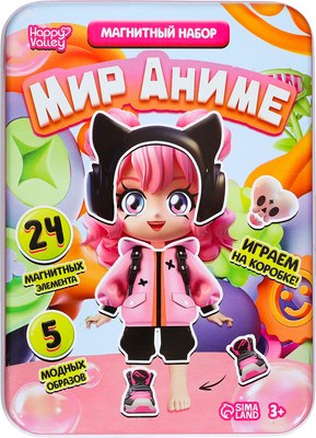 

Развивающий игровой набор, Магнитный. Мир аниме / 9938093