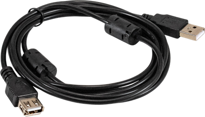 Удлинитель кабеля ExeGate EX-CCF-USB2-AMAF-2.0F / EX294762RUS (2м) - 
