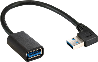 Удлинитель кабеля ExeGate EX-CC-USB3-AMAF-0.15L / EX294775RUS (0.15м) - 