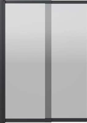 

Стеклянная шторка для ванны, River S Slider Black 98x145 / 065018