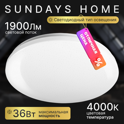 Потолочный светильник Sundays Home 240924-5 / 5719 - 