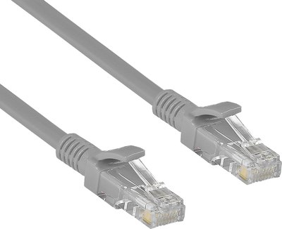 Кабель ExeGate Patchcord UTP cat.5е / EX138963RUS (3м, серый) - 