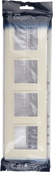 Рамка для выключателей и розеток ЭРА Elegance 14-5014-02 Classic / Б0060587 (слоновая кость)
