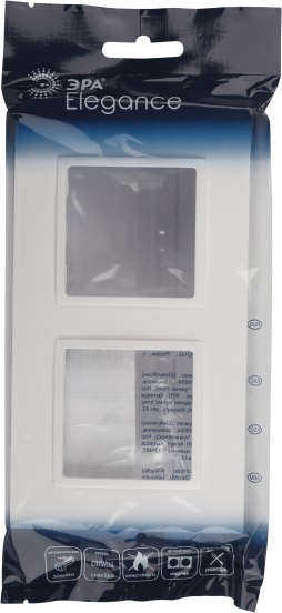Рамка для выключателя ЭРА Elegance 14-5012-01 Classic / Б0060576 (белый)
