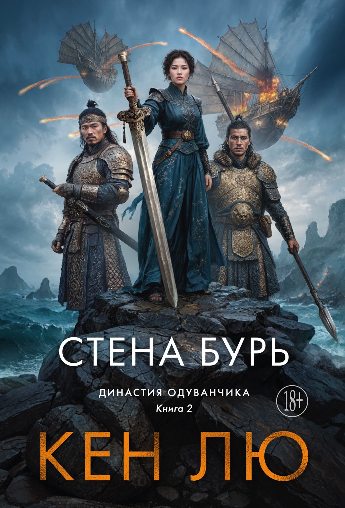 Комикс Азбука Династия Одуванчика. Книга 2. Стена Бурь, твердая обложка (Лю Кен) — фото 1