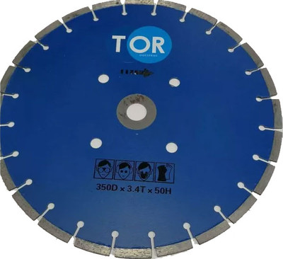 Отрезной диск алмазный TOR По бетону HQR500A-2 E 350Dx3.6Tx50H Cutter Disc 350mm / 1019723 -