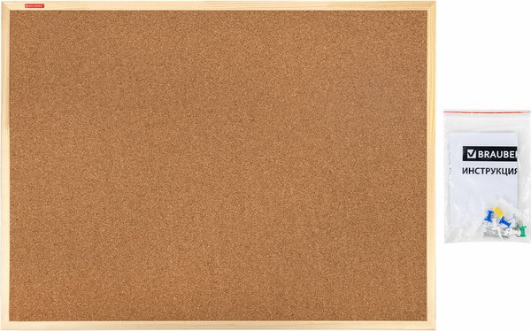 Информационная доска Brauberg 238312 (пробковая)