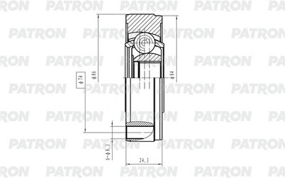 

ШРУС, PCV2182