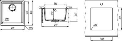 Купить Мойка кухонная Aquasanita Fast SQF 101 601 AW  