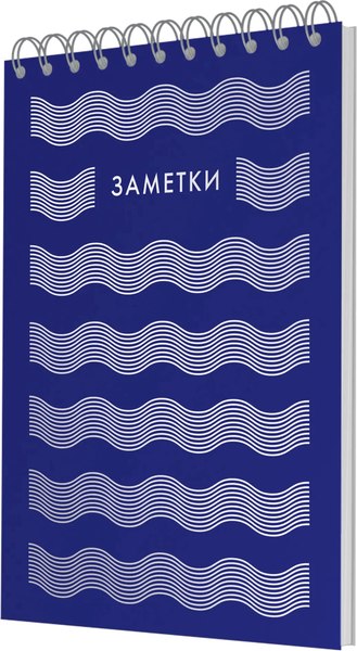 Блокнот Listoff Velvet / БВБФК6904463 (90л, синий)