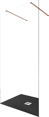 Душевая стенка Allen Brau Infinity 2 3.21053.60 / 323845 (медь браш) - 