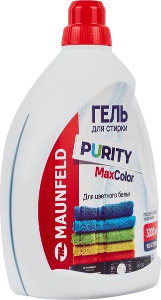 Гель для стирки Maunfeld Purity Max Color MWL3000PC (3л)
