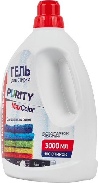 Гель для стирки Maunfeld Purity Max Color MWL3000PC (3л)