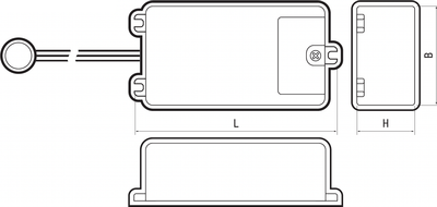 Датчик движения JAZZway PMS-IR 050 500W 230V 30 WH IP20 / 5059092