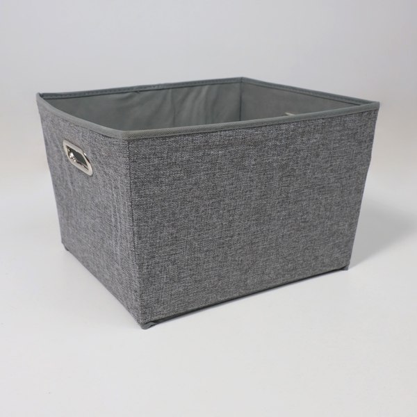 Коробка для хранения AksHome Mackenzie-4 р.М (серый)