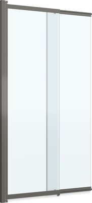 Стеклянная шторка для ванны Cezares SLIDER-VF-11-90/150-C-GM - 