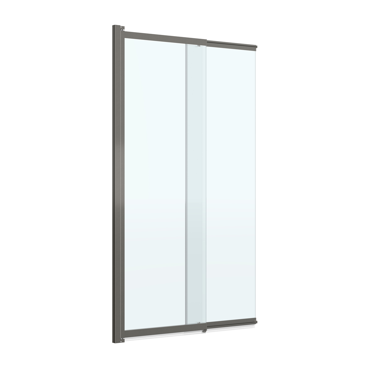 Стеклянная шторка для ванны Cezares SLIDER-VF-11-90/150-C-GM