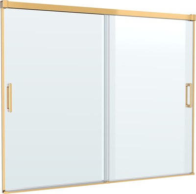 Стеклянная шторка для ванны Cezares Tandem-Soft-VF-2-180/145-C-Boro-IV - 