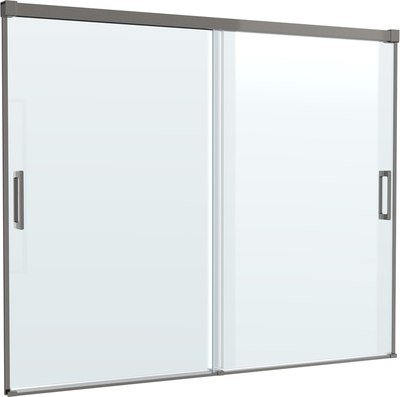 Стеклянная шторка для ванны Cezares Tandem-Soft-VF-2-180/145-C-GM-IV - 