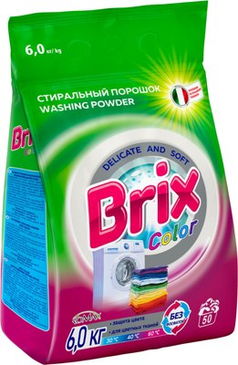 Стиральный порошок Brix Color (6кг) - 