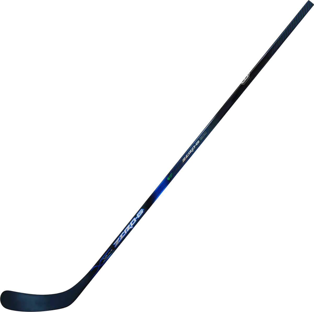 Клюшка хоккейная Big Boy Zero G 600 70 Grip Stick F92 / ZG6S70M1F92-LFT (левый, черный/синий)