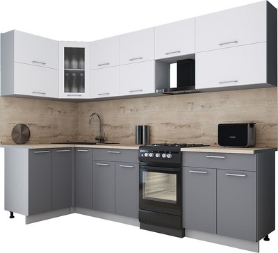 

Кухонный гарнитур, Мила Gloss 50-12x28