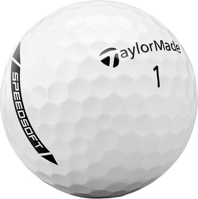 Набор мячей для гольфа TaylorMade SpeedSoft N2747001 (3шт, белый) - 