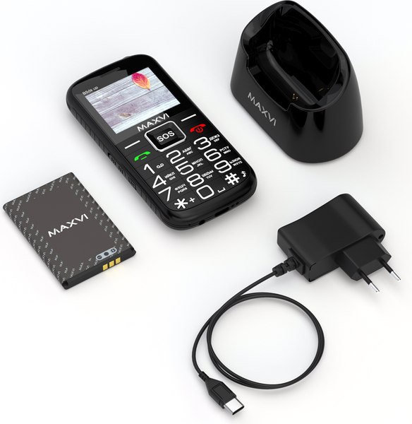 Мобильный телефон Maxvi B5ds up (черный)