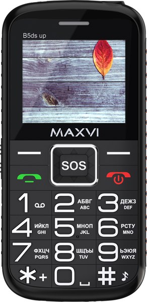 Мобильный телефон Maxvi B5ds up (черный)