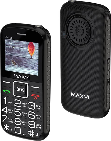 Мобильный телефон Maxvi B5ds up (черный)