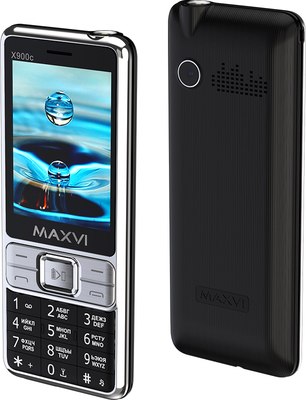 Мобильный телефон Maxvi X900c (черный) - 