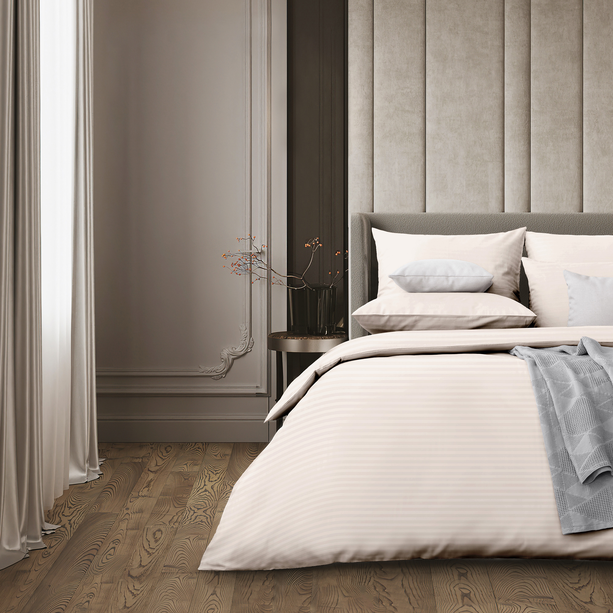 Пододеяльник Verossa Stripe Antique White VRT 180/215М 70243 ST13 01 — фото 5