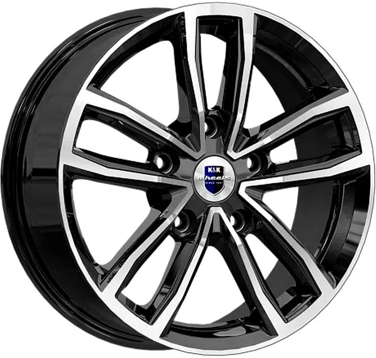 Литой диск K&K Каланг KC1086 17x6.5" 5x114.3мм DIA 66.1мм ET 40мм Алмаз черный