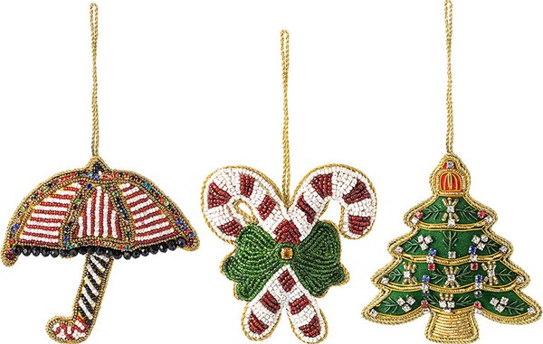 Набор елочных игрушек Tkano New Year Essential Christmas blink / TK24-NY_DEC0021 (3шт)