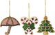 Набор елочных игрушек Tkano New Year Essential Christmas blink / TK24-NY_DEC0021 (3шт) - 