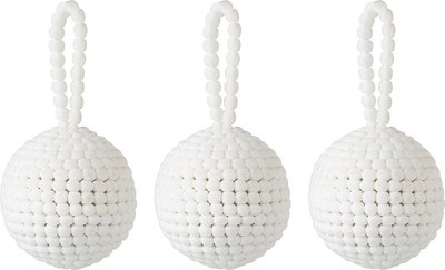 

Набор елочных игрушек, New Year Essential Fluffy white / TK24-NY_DEC0016