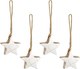 Набор елочных игрушек Tkano New Year Essential Marble stars / TK24-NY_DEC0022 (4шт) - 