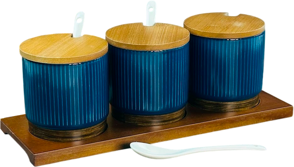 Набор емкостей для хранения Lenardi Wood 133-396 (3шт)