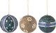 Набор елочных игрушек Tkano New Year Essential Vivid moments / TK24-NY_DEC0018 (3шт) - 