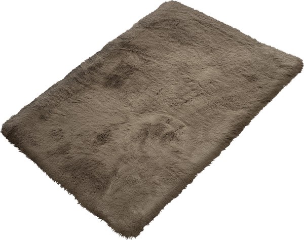 Коврик Shahintex Меховой 67x130 / 862979 (мокко 26 S)