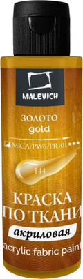 Акриловая краска Малевичъ 612144 (60мл, золотой) -