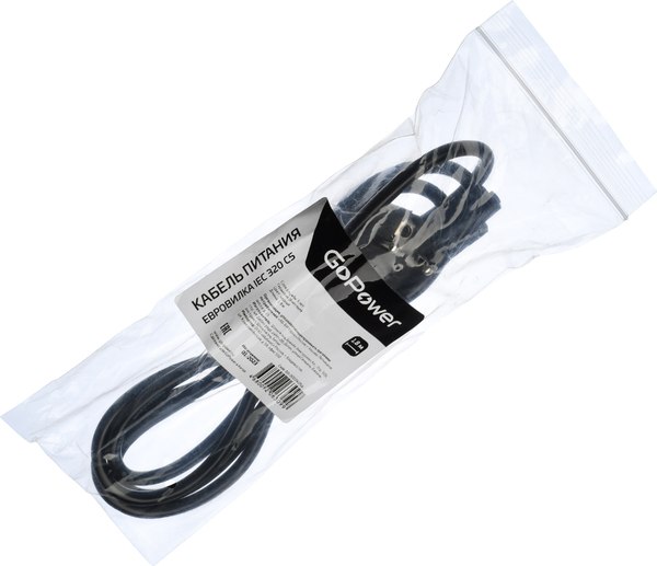 Кабель GoPower 00-00024056 (1.8м, черный)