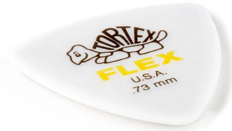 Медиатор Dunlop Manufacturing 456R.73 Tortex Flex Triangle 0.73 — фото 2
