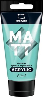 Акриловая краска Малевичъ 618157 (60мл, малахитовый матовый) - 
