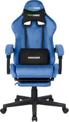 Кресло геймерское Vmmgame Throne Velour Blue / OT-B31-VRBE (велюр, синий) - 