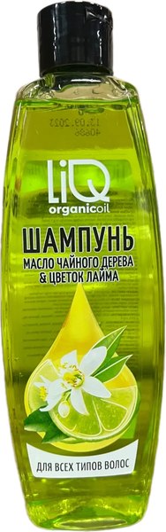 Шампунь для волос LiQ Oil Масло чайного дерева & цветок апельсина (400мл)
