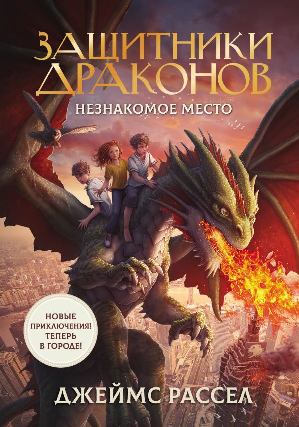 Художественная книга АСТ Защитники драконов. Незнакомое место, твердая обложка (Рассел Джеймс) — фото 1